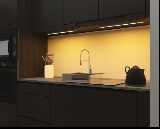 LED Cabinet Light USB Type-C Rechargeable Motion Sensor Led Lamp for Kitchen Wardrobe Cabinet Lighting 20Cm/30Cm/40Cm/50Cm/60Cm